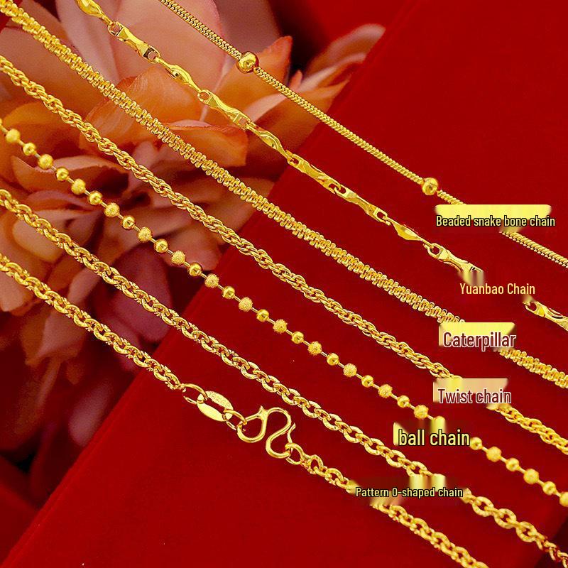 Women's Gold-Plated Versatile Clavicle Necklace - Luxurious, High-End, and Long-Lasting