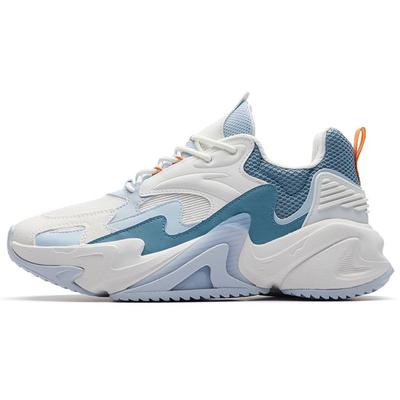 Walker 3.0 Tela Cuero Sintético Deportes Absorción de Impactos Antideslizante Resistente al Desgaste Zapatillas Casuales de Caña Baja para Hombre Zapatillas Casuales Blanco Azul 112238881-5