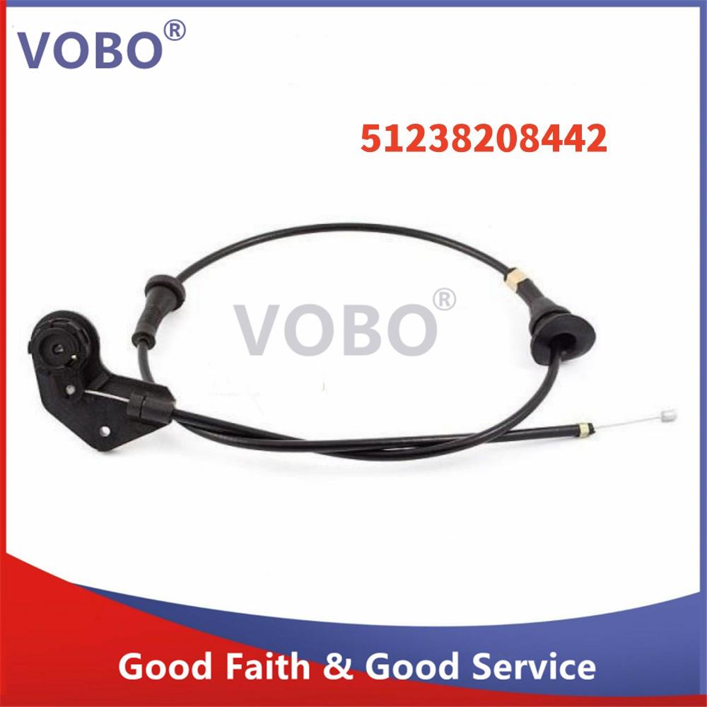 1/3PCS 51238208442 51238208630 51238218859 Engine Hood Release Bowden Cable for BMW E46 320I 323I 98-05