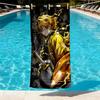 Demon Slayer Print Beach Towel Design, Soft, Lightweight. for Home Bathroom, Spa, Pool, Yoga, Surfing, Camping, Gift for Family, Friend