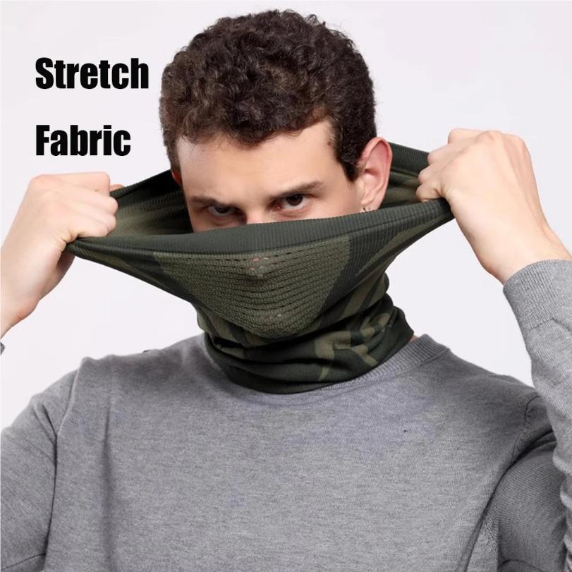 3Pcs/Set Unisex Winter Warm Skiing Mask Elastic Breathable Outdoor Sports Running Fishing Multi-Functional Neck Warmer Headscarf