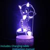 Sonic Series 3d Touch Control Colorful Night Light Ideal For Kids And Adults Gifts