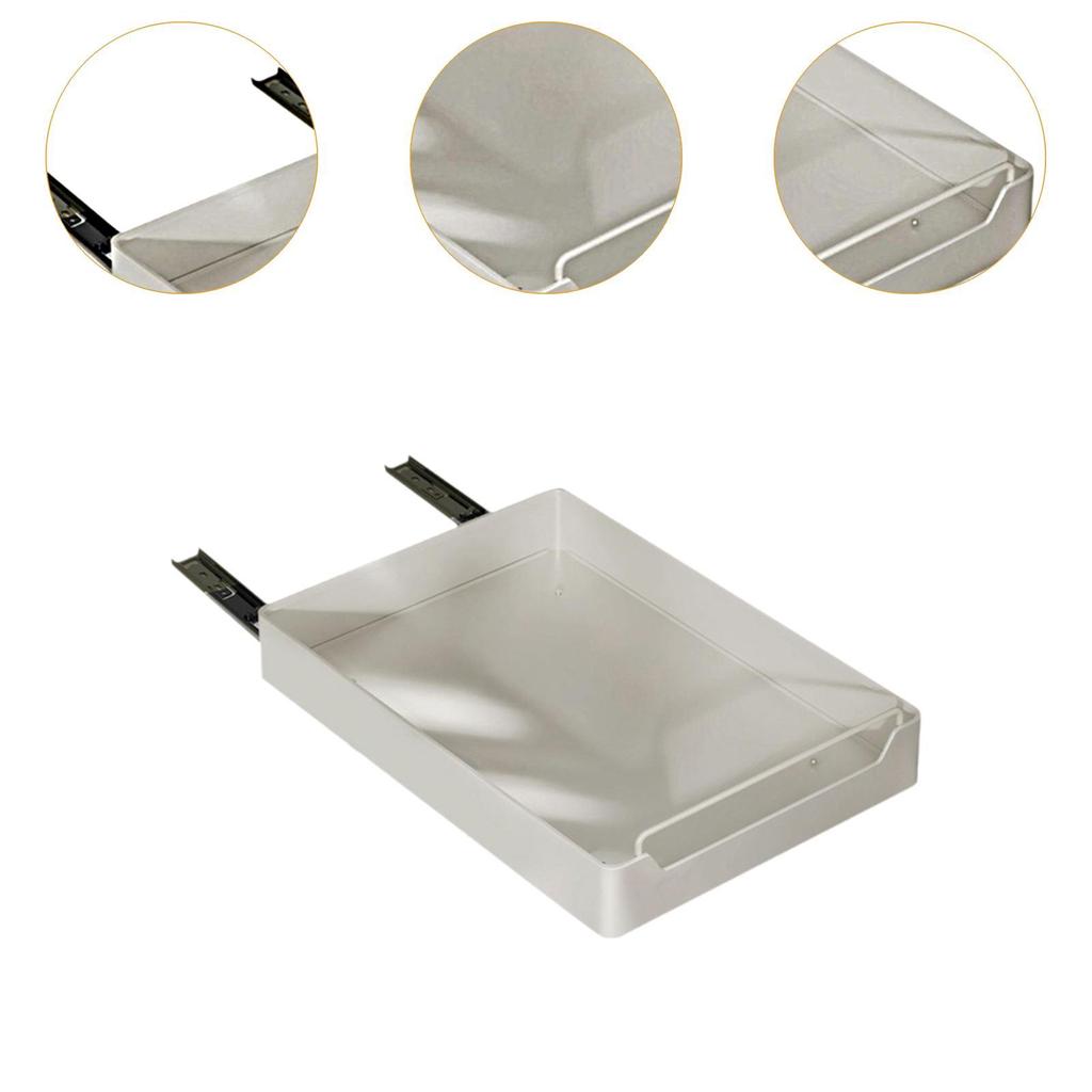 Pull Out Cabinet Organizer Multipurpose Heavy Duty Carbon Steel Organization Pantry Storage Shelf for Bathroom Home Under Sink