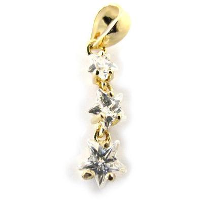 [J5311] - White 'Shooting Stars' Pendant