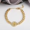 New Design Rosette Chain Virgin Mary Bracelet Fashion Woman Adjustable Bracelet Delicate Birthday Party Jewelry Gift Wholesale