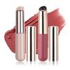 Lip Brush Concealer Round Makeup Lipstick Eyeshadow Gentle On Easy To Silicone Concealer Brush for Travel Pink Pink & Brush, Silicone, 2-Piece