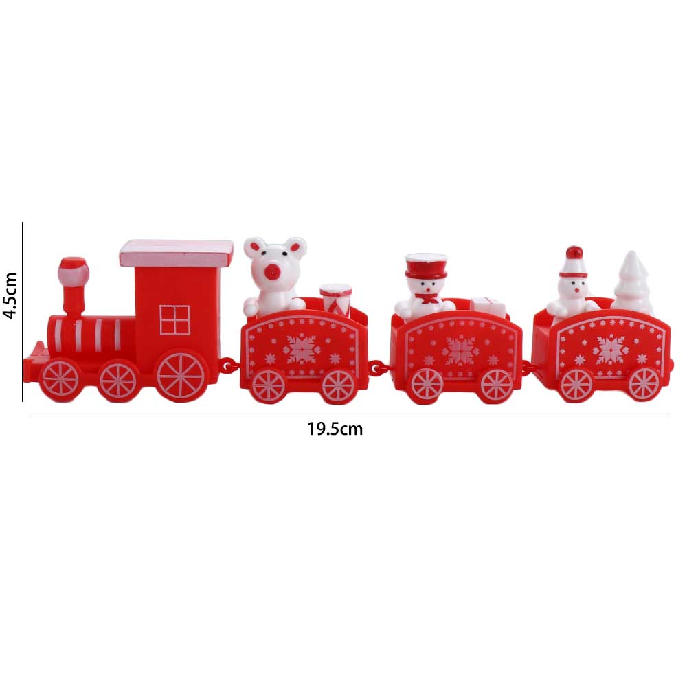 DIY Children's Toys Christmas Decoration Window Ornaments Train Christmas Ornament Home Decoration