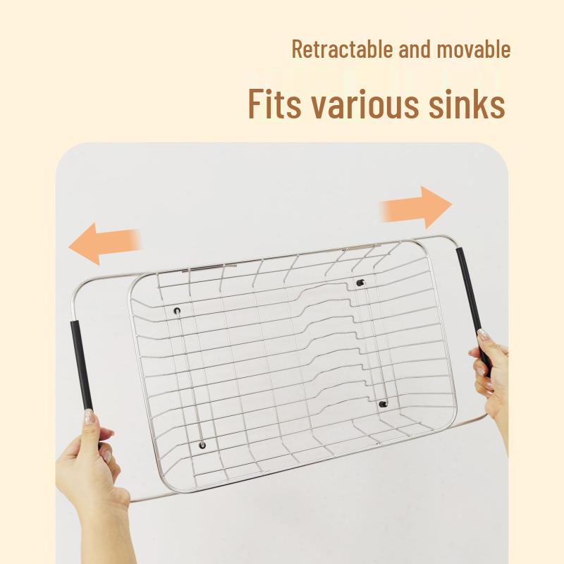 Zhishi Stainless Steel Extendable Dish Drying Rack