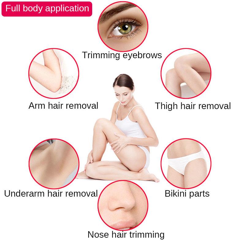 Painless Hair Removal Nose Beard Eyebrow Trimmer Painless Hair Removal Nose Beard Eyebrow Trimmer Bikini Women Shaver