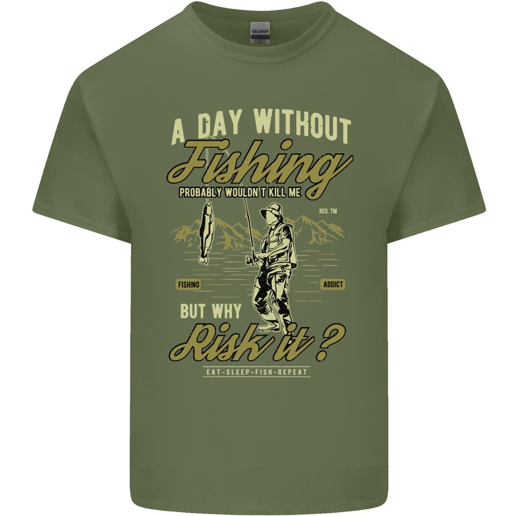 A Day Without Fishing Funny FisherUnisex Unisexs Light Cotton TShirt