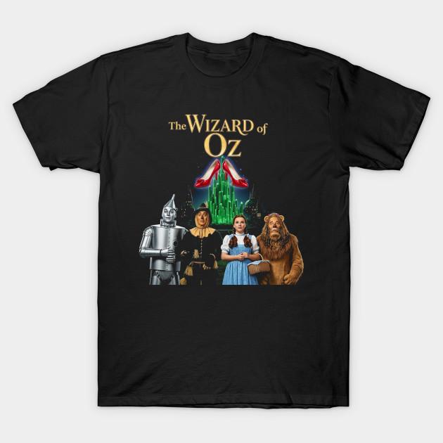 

Men Black Print T-shirt Wizard Of Oz Classic No-Cut Transfer Paper Print Cotton Tshirt S чёрный