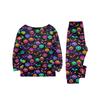 Family Matching Print Sets Pajamas Loungewear Outfits Family Matching Long Sleeve Tops+Pants Set