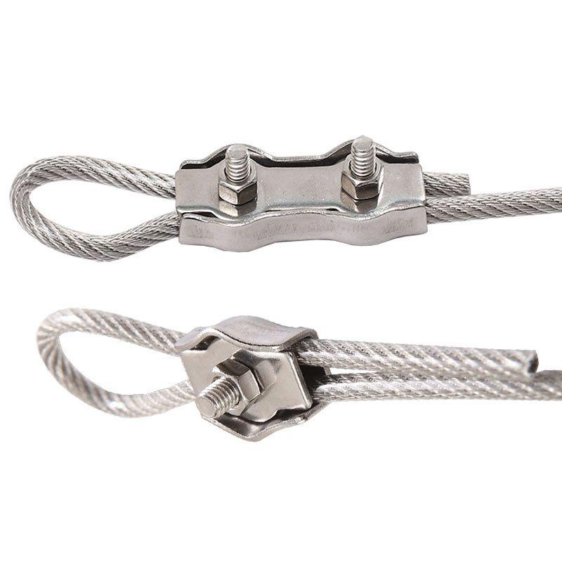 304 Stainless Steel Wire Rope Clamp and Tightener Set