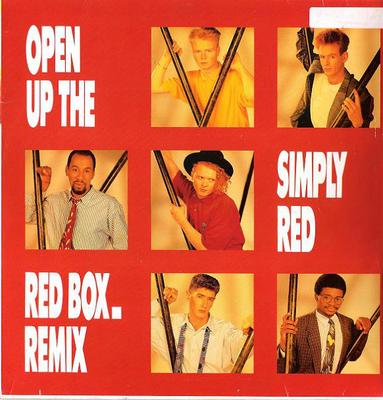 12inch Record SIMPLY RED - Open Up The Red Box YZ75T,2486230 WEA 1986 UK Soul/Funk Used