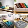 KFLUER Zabuton Cushion Large 55 x 55 x 10cm Corduroy Fabric Plain Floor Cushion Chair Cushion Stylish Simple Cute Fluffy Meditation Guesthouse