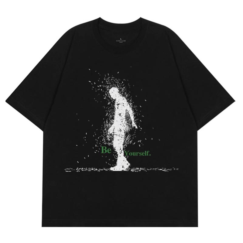 

Men TShirt Y2k Streetwear Cotton Letter Tops Tees Short Sleeve Summer Oversized Print Korean Fashion Aesthetic Unisex Clothing 4XL