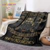 Nordic Viking Odin Valhalla Valknut Soft Flannel Blanket for Beds Bedroom Sofa Picnic,Throw Blanket for Outdoor Leisure Nap Gift