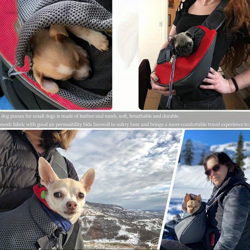 [Portable Pet Backpack] Portable Pet Backpack for Cats and Puppies | Small Size, Adjustable Shoulder Straps, Zippers & Ventilation Holes