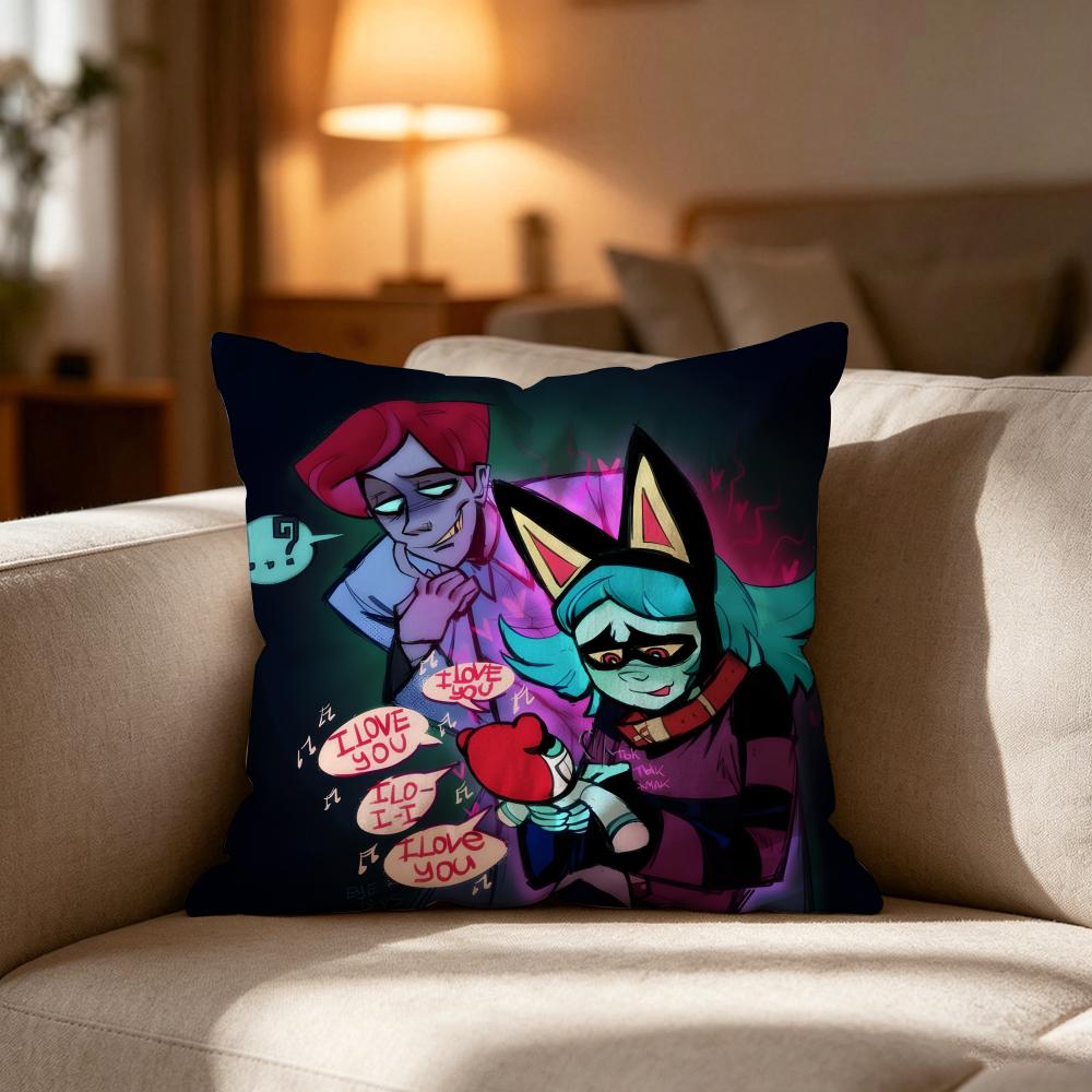 Psycho Ccuties Anime Pillow Case Cushion Cover Soft Washable Pillow Case MultiScene For Couch Bed Travel Office Use