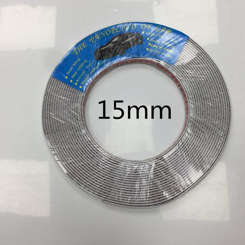 Universal Chrome Trim Decoration for Car Windows and Door Edges