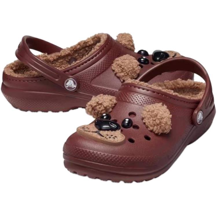 Crocs Brown Bear Comfortable Fashion Non-Slip Durable Low-Top Casual Shoes Kids casual shoes 210399-2FL