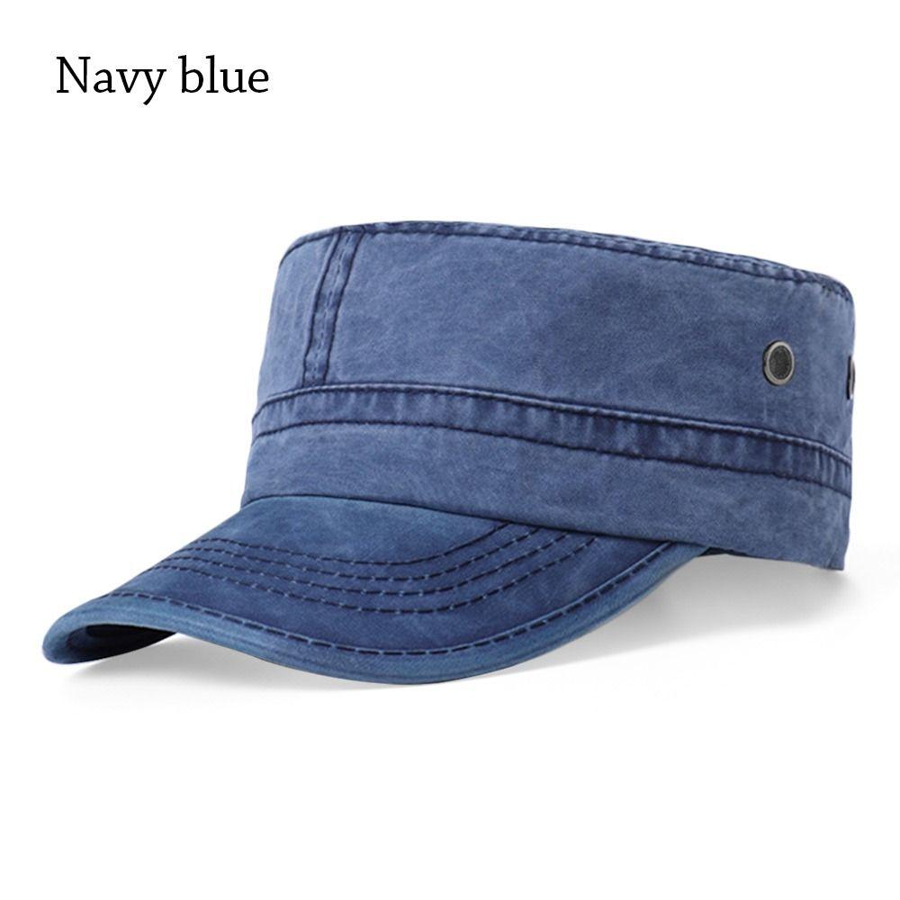 

Дышащая бейсболка, регулируемая шляпа от солнца, модная рыболовная кепка для мужчин темно-синий