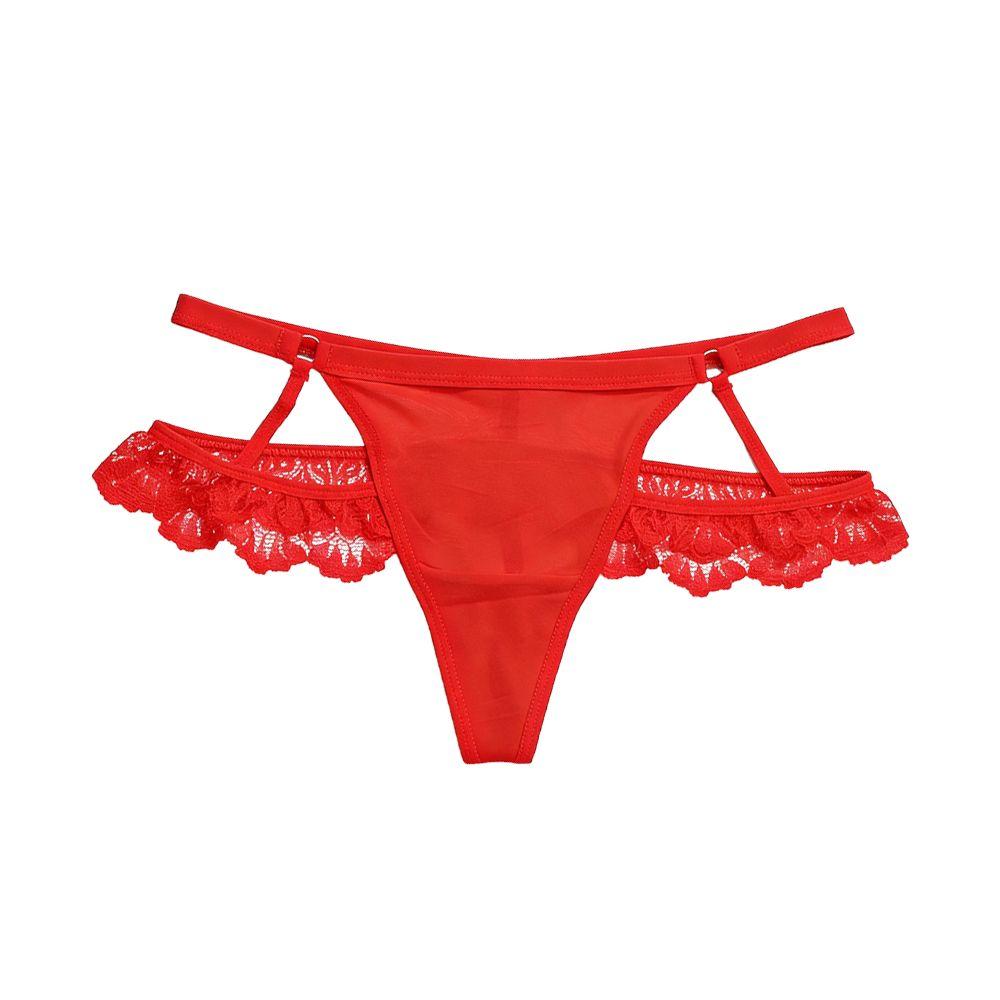 Transparent Underwear for Women Thin Strap Mesh Lace Briefs Thin Lace Panties Lady