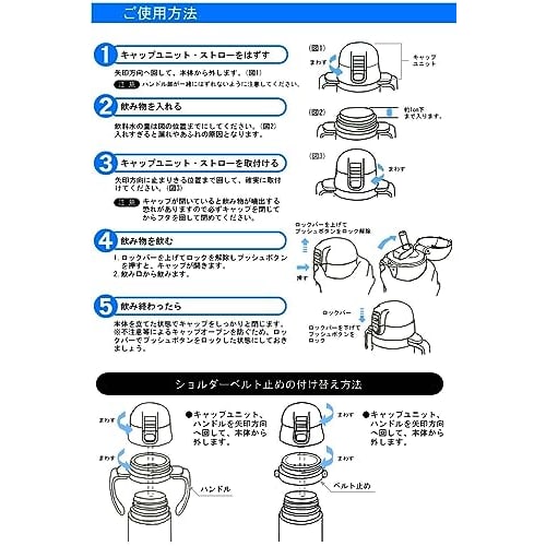 Skater Double-Handed Stainless Steel Water Bottle with Straw, Baby Mug, Dinosaur Picture Book, 350ml, STWM3N-A