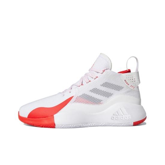 

adidas D Rose 773 2020 White Vivid Red FX7120 EU 46.5 срібний/білий