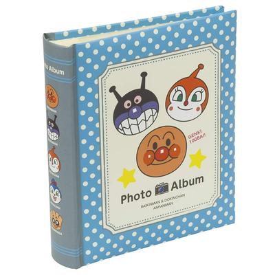 Nakabayashi Round-Spine Book-Style Album, L Size, 2 Tiers, 160 Sheets, Blue, A-BPL-1602-2