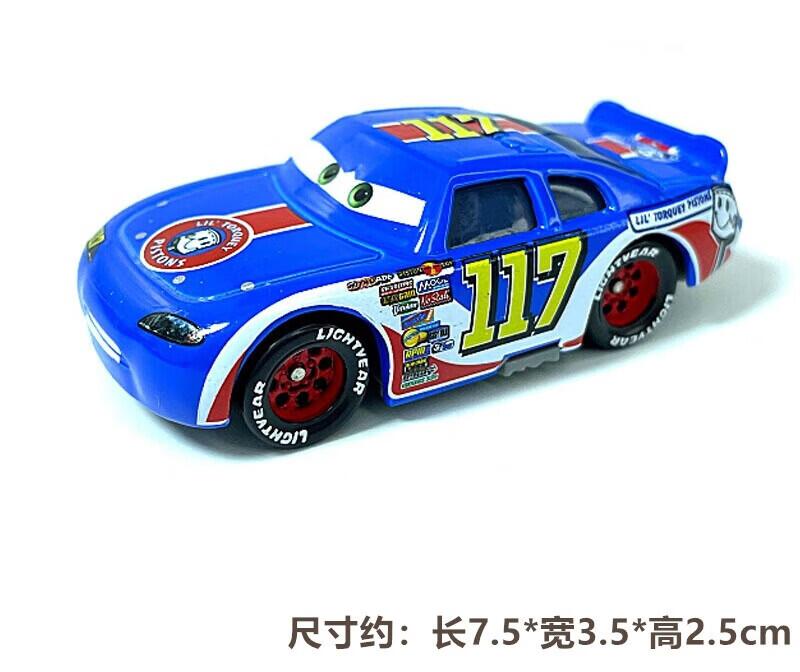 Cars Lightning McQueen Alloy Metal Mater Model Car 1:55 Diecast Jackson Storm Vehicle Collectible Ornament Model Toy Car Gift