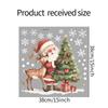 Christmas Home Decoration Stickers Santa Claus Elk Glass Doors and Windows Beautification Window Stickers Happy Holidays
