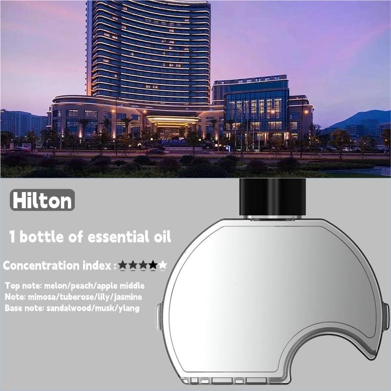 6-växlad Mini Aromaterapi Maskin Luftrenande Diffusor Doft Luftfuktare Maskin Liten Väggmonterad Luftrenare HiltonLavendelolja för Sovrummet