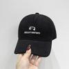 Big head circumference hat women's deepened widened brim showing face small baseball cap spring and summer versatile sunshade cap men's