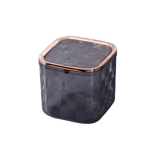 Mantieni Ordinato Trasparente Utile Design a Pressione Tavolino da Salotto Mini Cestino per Rifiuti Vari Carta Mini Pattumiera