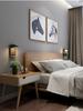 Bedside LED Wall Lamp With Shelf Bedroom USB Charging Interface Adjustable With Switch Storage Bracket 12W Wall Sconce Light