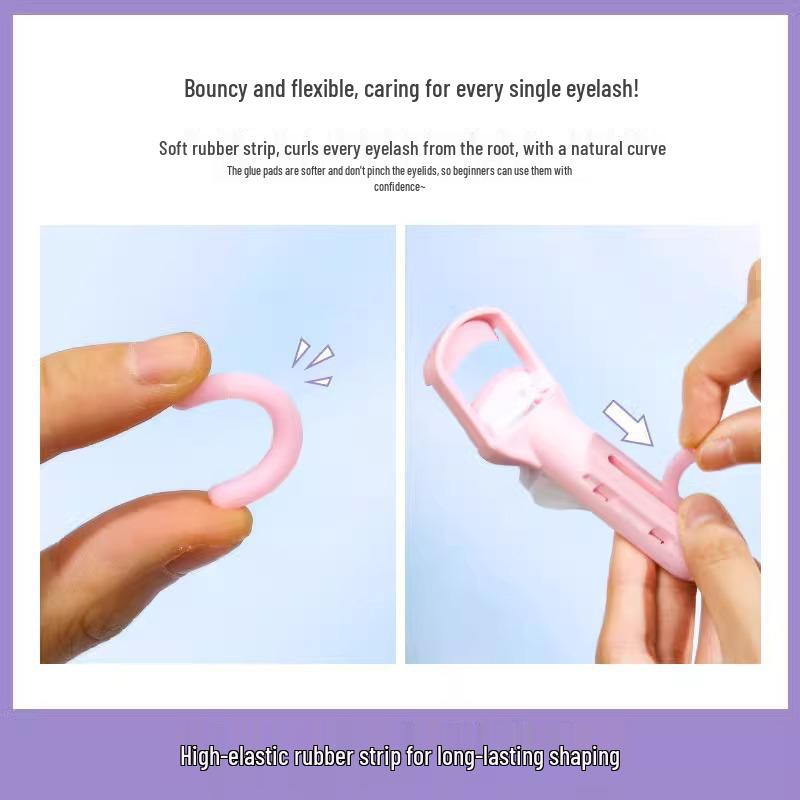 2024 Women's Portable Wide-Angle Eyelash Curler - Long-Lasting Curl & Shaping, Perfect for Beginners
