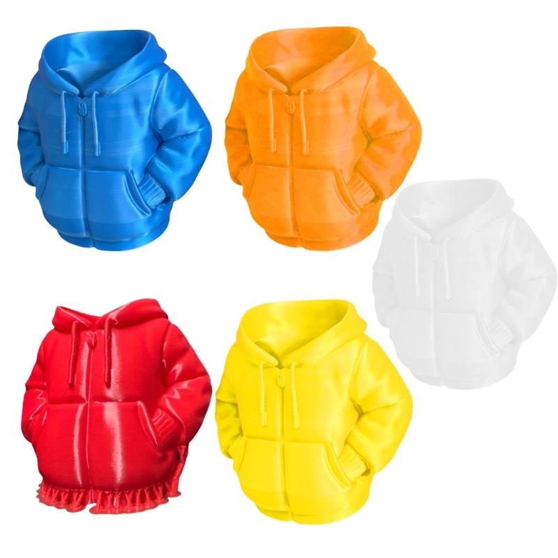 Stylish Hoodie Jackets Shape Vases Home Decors For Dried Or Artificial Flower Arrangements Pen Holder Cup Modern Gift