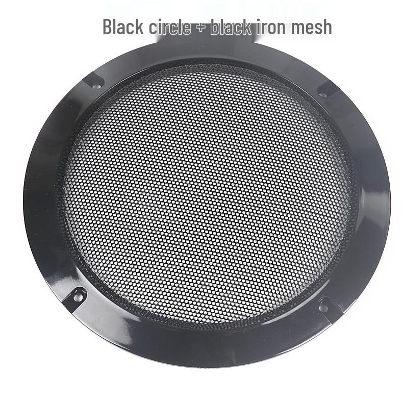 Car Subwoofer Decorative Speaker Grill Ring - Black, White, Gold, Silver