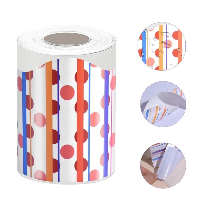 10m Bulletin Board Borders Colorful Dots Border Trim Decorative Sticker Bulletin Border Trim for Classroom Decorations