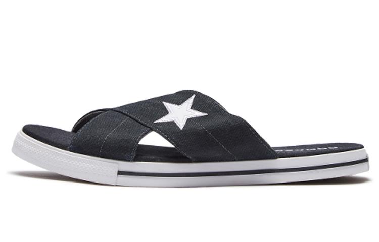 One Star Wmns Converse Slide Black Women s 565527C 36