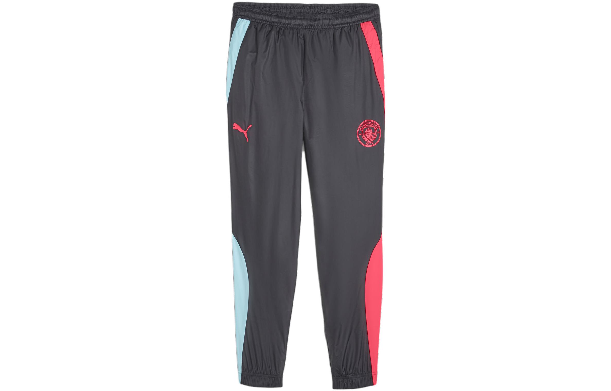 PUMA Manchester City F.C. Prematch Woven Pants Men Knitted Sweatpants Men s Black 772847-14 S