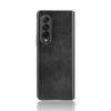 Suitable for Samsung Galaxy Z Fold4 5G Phone Case, Lychee Leather Pattern Protective Cover, Hard Shell Zfold 4th Generation Case