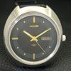VINTAGE CITIZEN AUTOMATIC 8200 JAPAN MENS BLACK COLOR DIAL WATCH a702741-1 R210-a702741