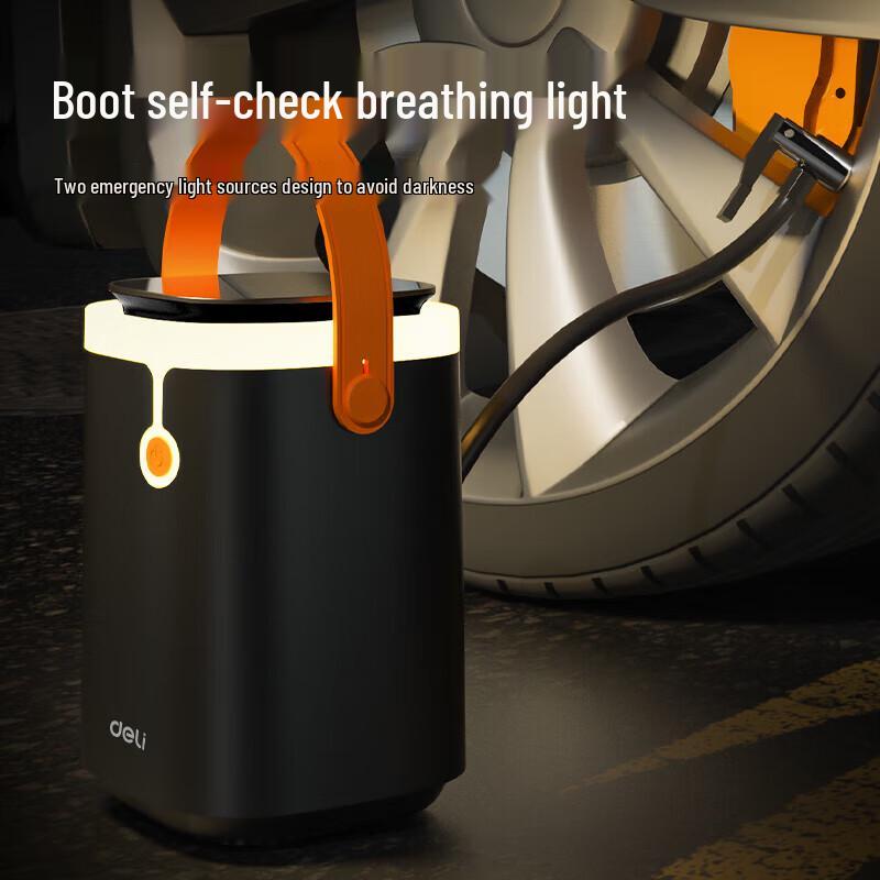 Deli 120W Portable Digital Air Pump