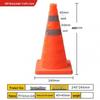 Reflective Traffic Cone: Road Safety Barrier for Vehicles & Pedestrians
