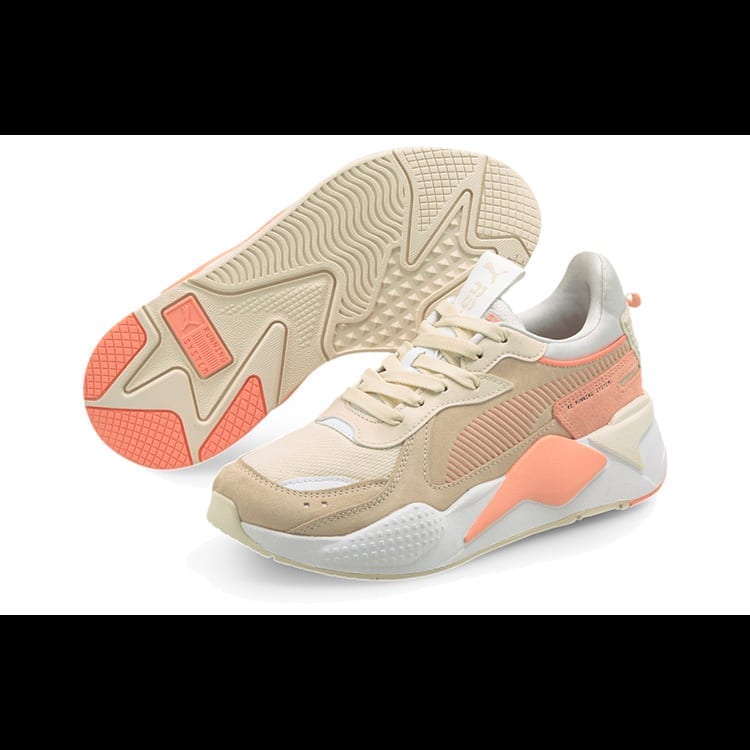 Puma RS-X Reinvent Women Mid Top Lifestyle Sneakers Khaki Pink White 371008-11