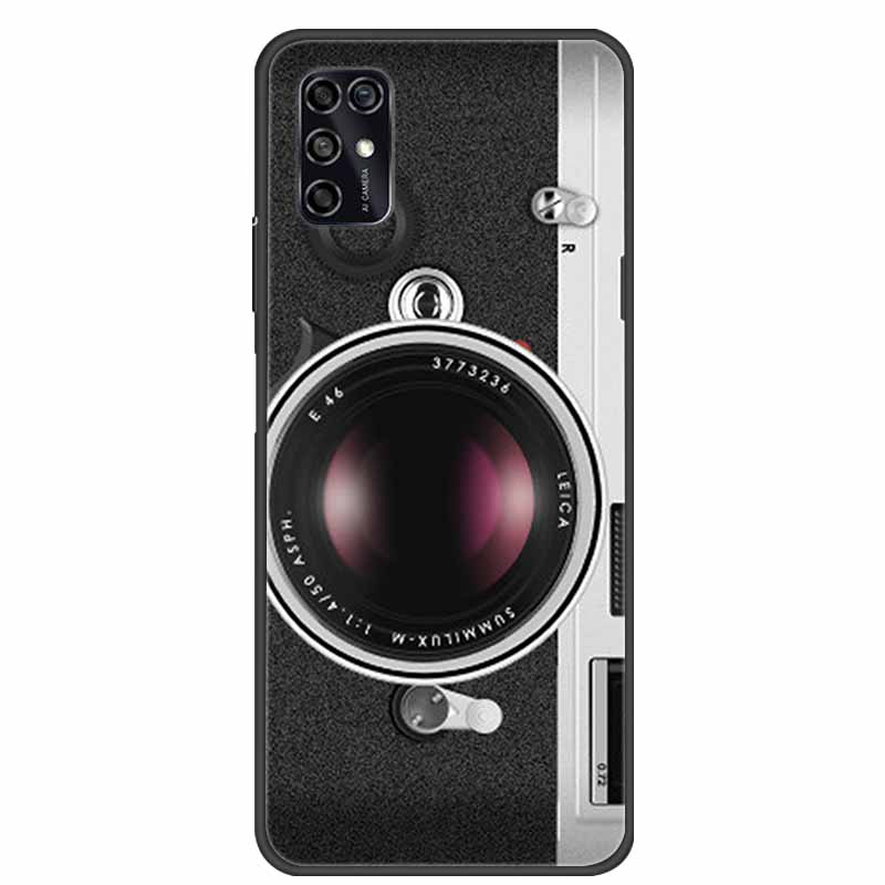 For ZTE Blade V2020 Smart Case Black Bumper Silicon TPU Soft Phone Cover Case For ZTE Blade V20 Smart 8010 Funda Cartoon Coque