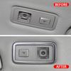 For Volkswagen VW T-Roc Troc 2018 -  Rear Seat Reading Light Frame Back Roof Light Cove Sticker Car Styling Accessories