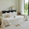 1PC Sofa Towel Solid Color Chenille Simple Modern Sofa Cover Cloth A Whole Piece Full Cover Sofa Cover Blanket Home Textile